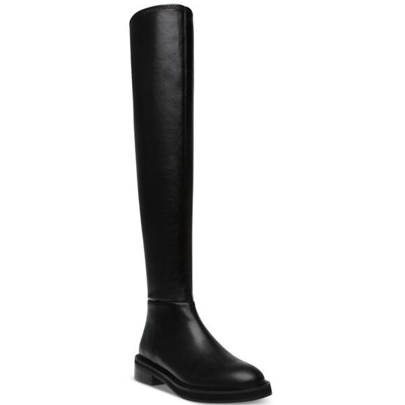 Steve Madden Women's Leza Over-The-Knee Stretch Boots Black Size 9 - Picture 1 of 4
